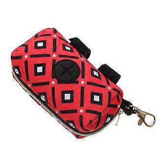 Dog Poop Bag Container Portable Puppy Treat Bag for Outdoor Use 2Pcs
