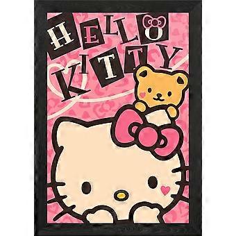 Quebra-cabeça ilustrado da Hello Kitty e do Urso FSX-522
