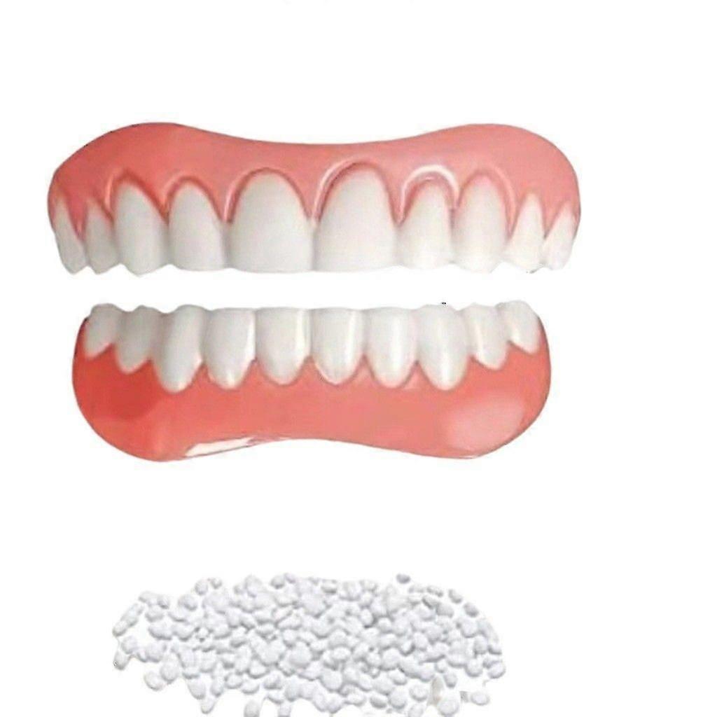 2 Sets Natural Comfortable Upper Lower Jaw Dentures