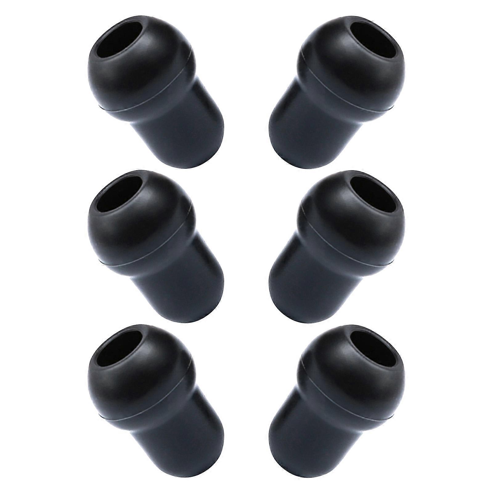 Replacement Silicone Earbuds for Ear Tips 24Pcs Black