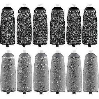 12 Pack Pedi Electronic Tool File Replacement Rollers Heads Compatible with Finish Touch Flawless Pedi 6 Extra Rollers