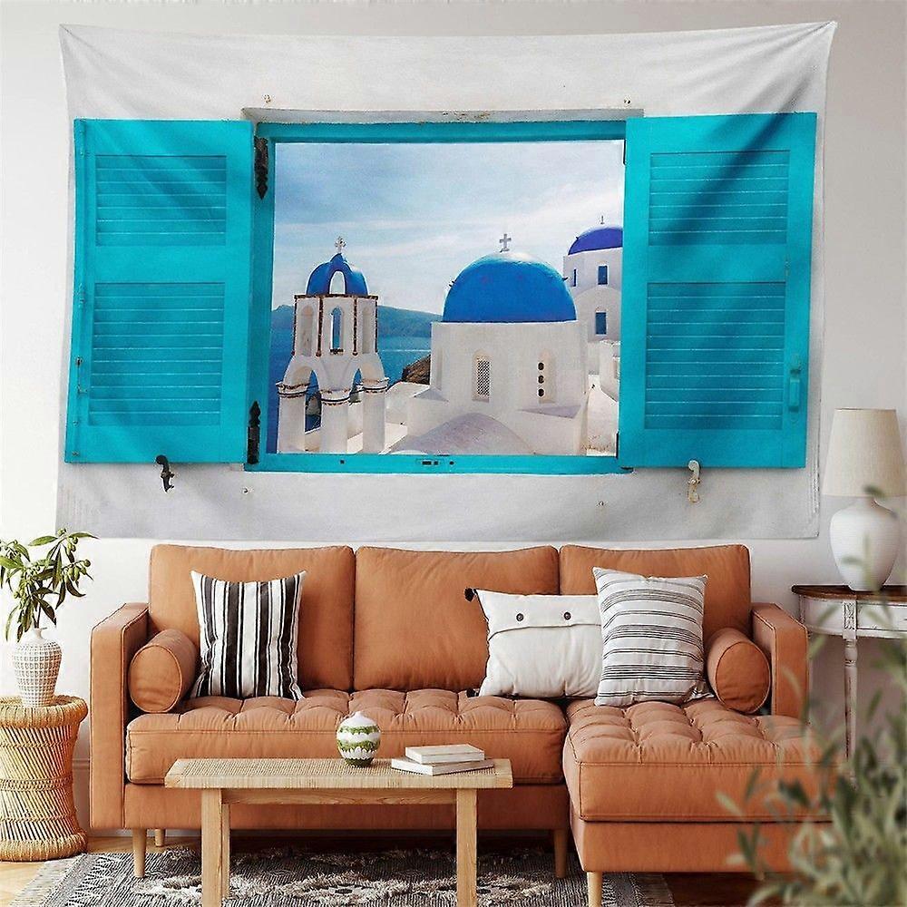 Landscape Graffiti Decorate Flag HY2666
