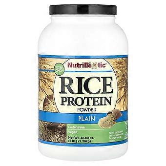 NutriBiotic, risproteinpulver, naturell, 1,36 kg