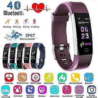 Fitness Tracker Activity Tracker Watch con cardiofrequenzimetro Impermeabile Smart Fitness Band con contapassi Contacalori Contacalori Orologio per pedometro per bambini