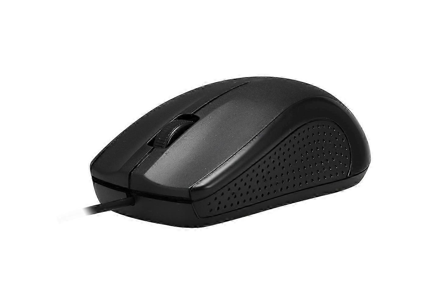 Black Wired 3D Optical Mouse 1000 DPI