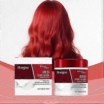 Red Color Depositing Hair Mask, 90g Color Boosting Conditioner for Color-Treated Red Hair
