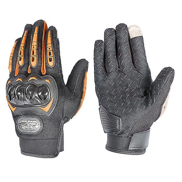 Non Slip Breathable Full Finger Motorcycle Gloves