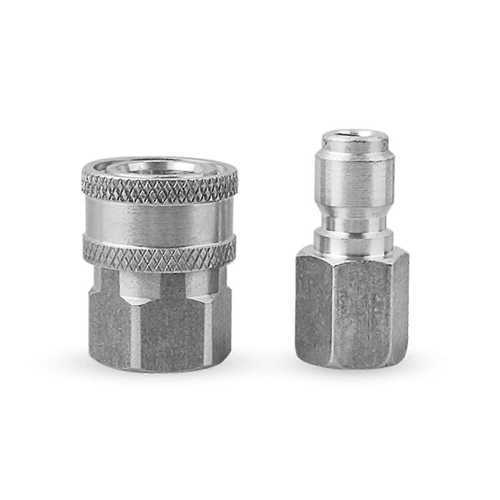 3/8 Inch Stainless Quick Connect Adapter Set