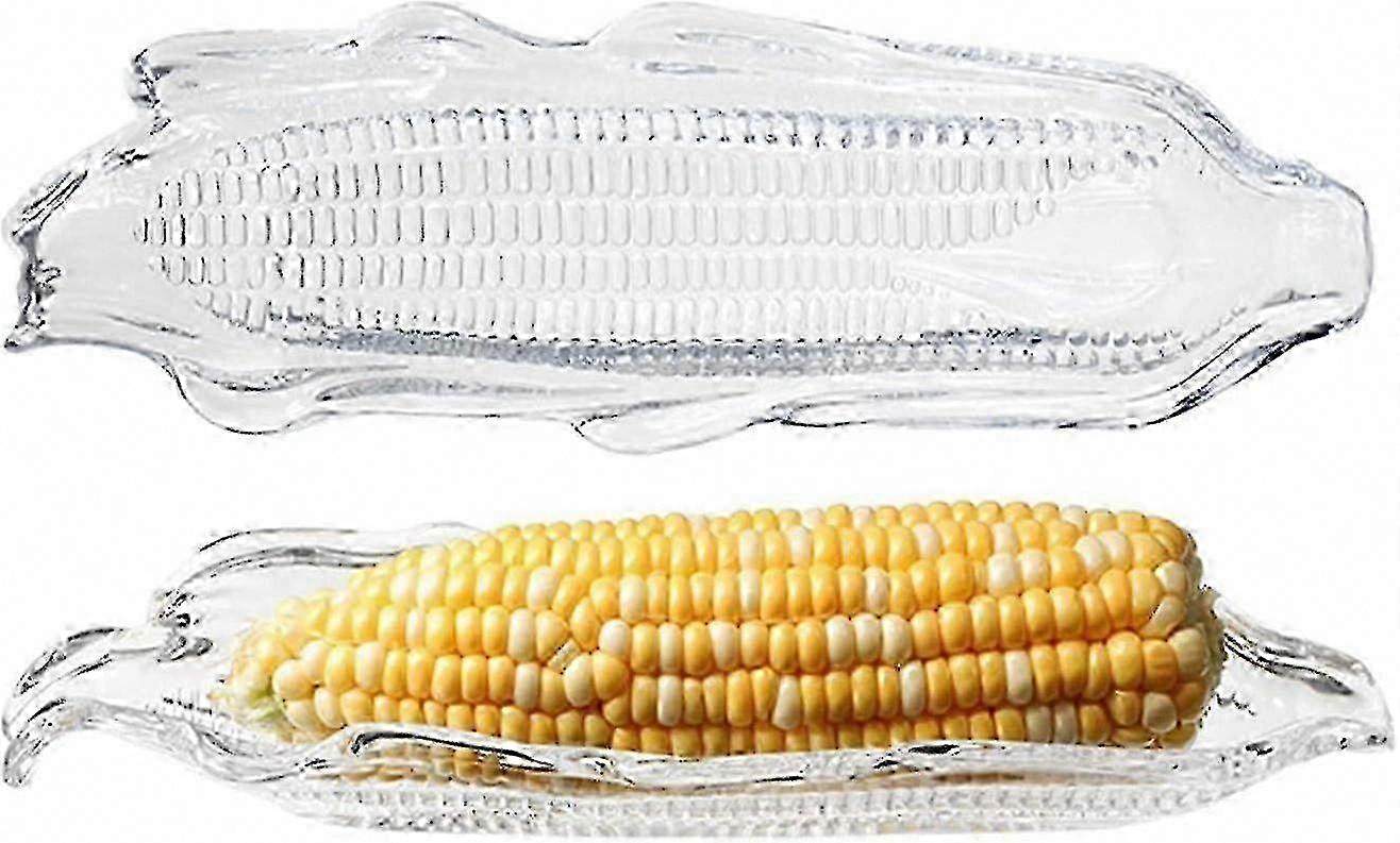 Transparent Corn-Sized Serving Trays