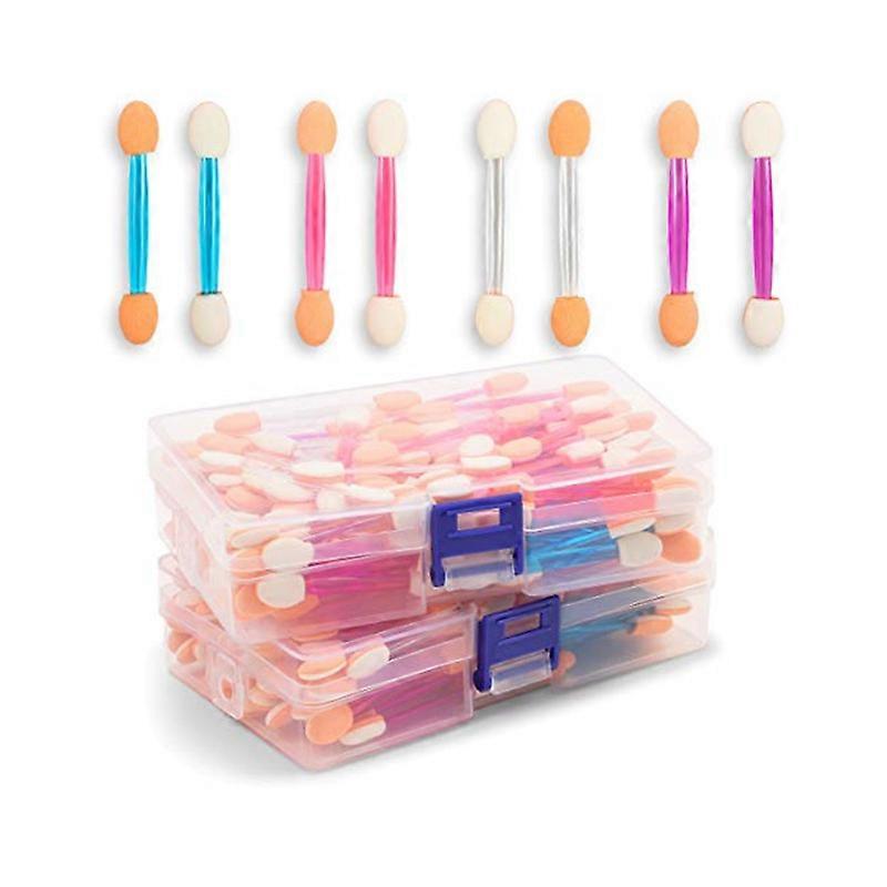 Double-Head Eyeshadow Applicators Portable Skin-Friendly