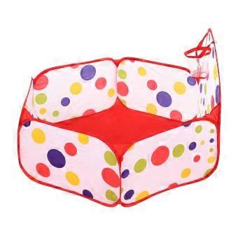 Portable Cartoon Children Toy Tents Baby Balls Pool Pop Up Kid Outdoors Tent(150cm basket)