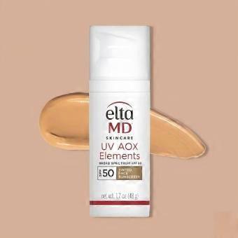 EltaMD UV Skin Recovery SPF50 Tinted Sunscreen, Zinc Oxide Facial Sun Cream, Redness Relief for Sensitive Skin 48g
