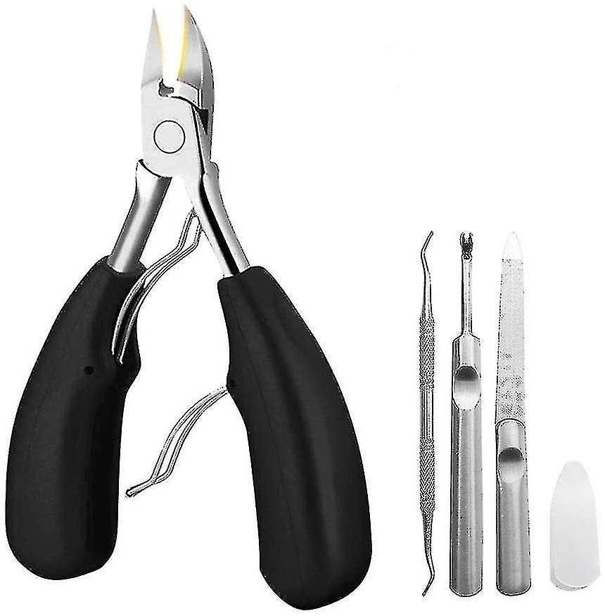 5pcs Nail Clippers Set For Thick Nails