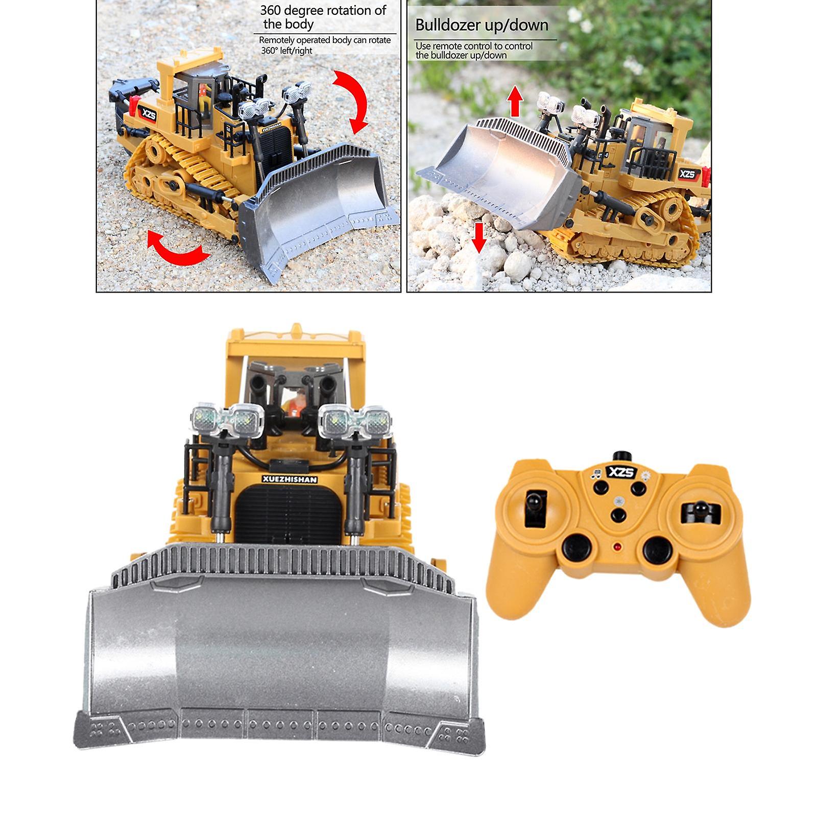 Rc Bulldozer mit Licht & Sound Engineering Autobagger Kunststoff