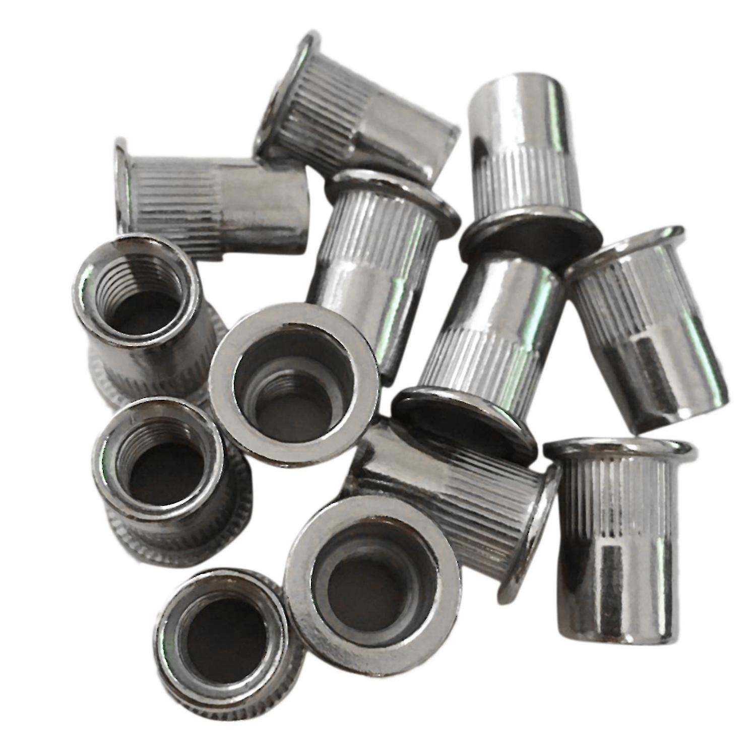 30pcs M8 Rivet Nuts Stainless Steel Threaded Rivet Insert Nuts M8-1.25mm