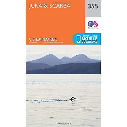 OS Explorer Map (355) Jura and Scarba