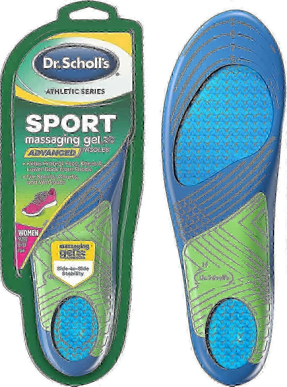 Dr. Scholl's Athletic 系列女士运动鞋垫,1双