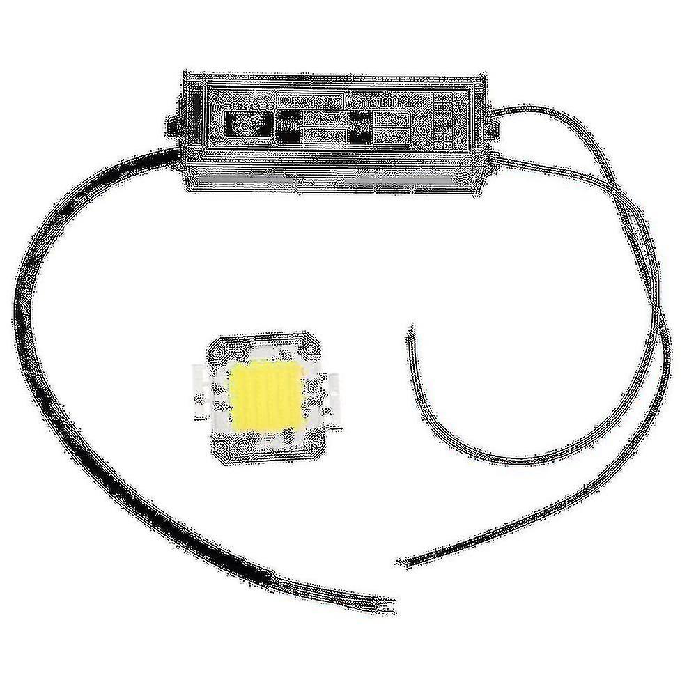 50w Lampe LED blanche + Driver Adapter Driver Driver Ampoule