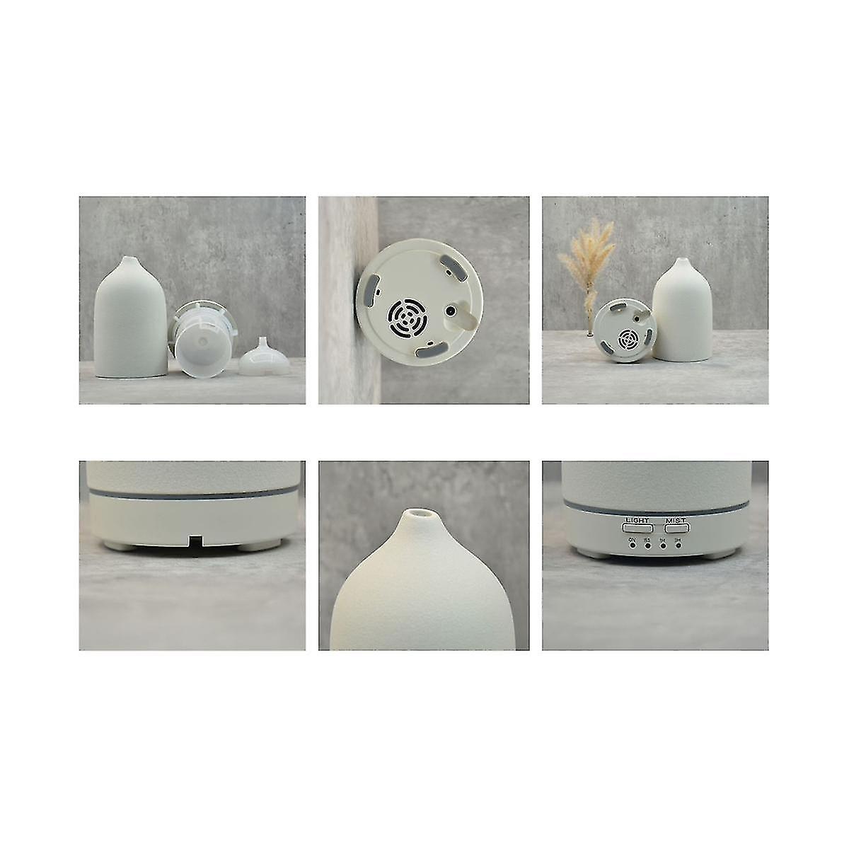 Ceramic Diffuser Automatic Small Humidifier Hotel Colorful Lights Diffuser Ceramic Aromatherapy Mac