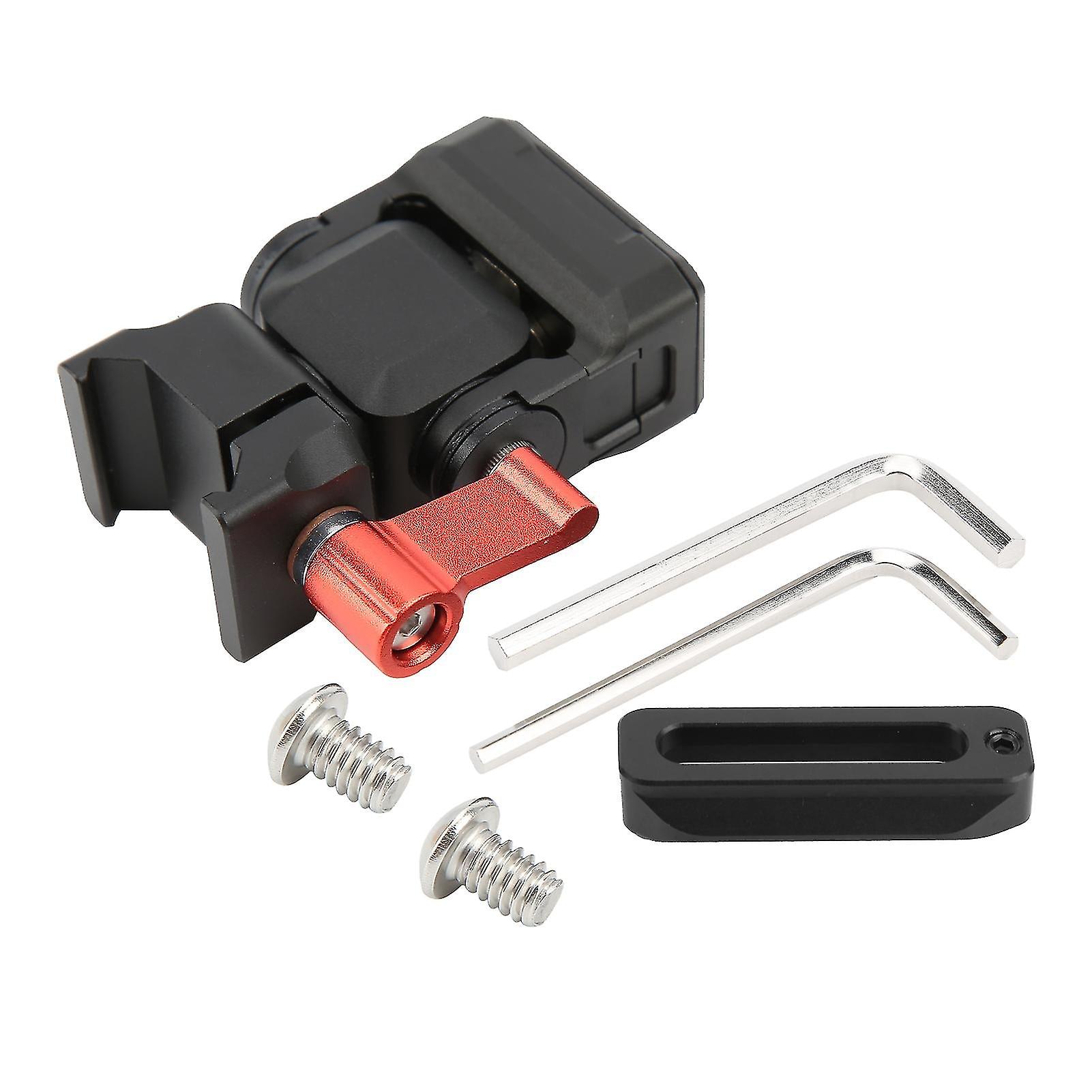 Camera Quick Release Plate 360 Adjustable Monitor Aluminum Alloy Holder Bracket
