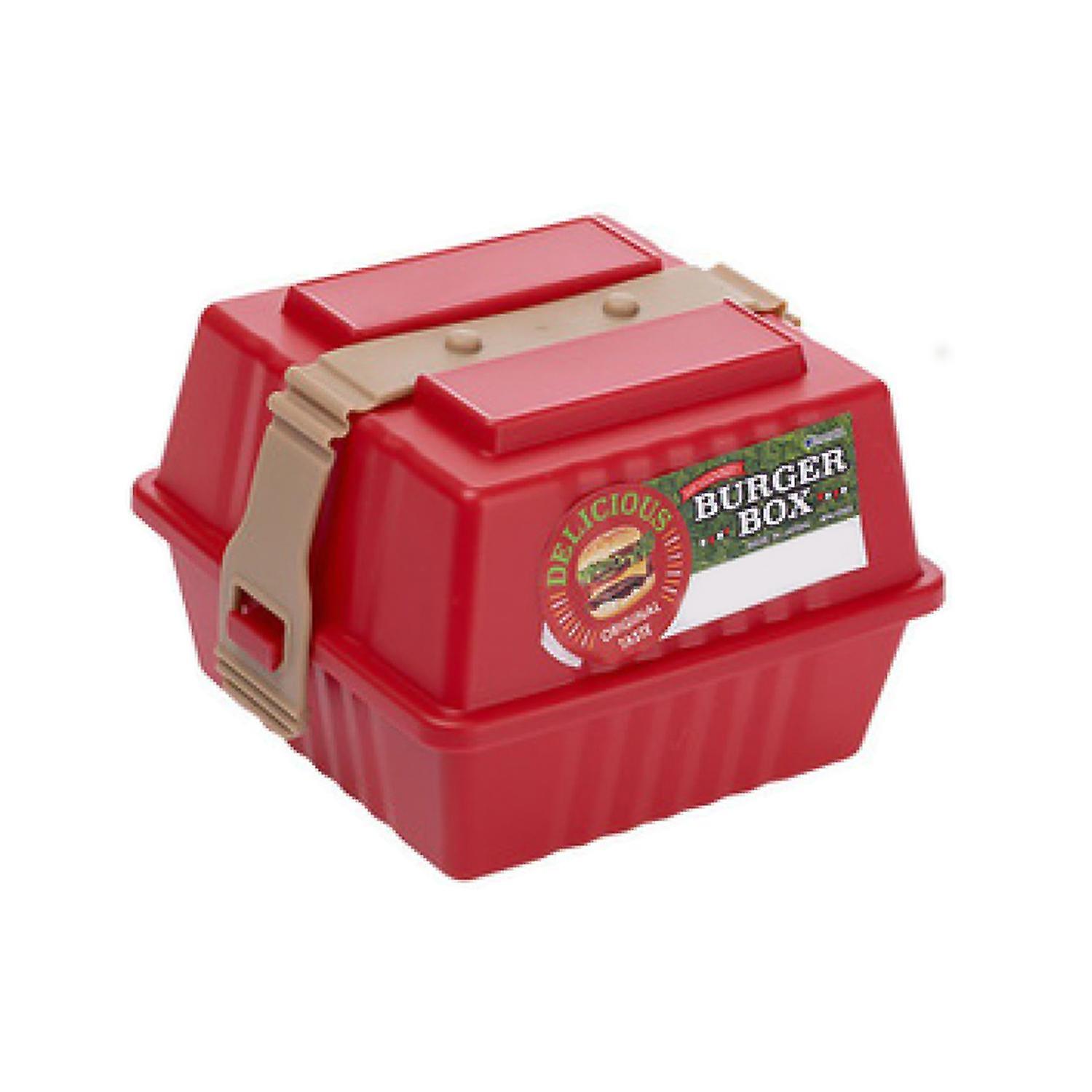 301ML Burger Box Large Capacity with Cover PP Sushi Dessert Food Storage Box for Outdoor