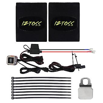 Motorcycle Handle Heating Overgrips Intelligent Three Level Temperature Control 12V Heated Hand Bar for Warm Cozy Rides