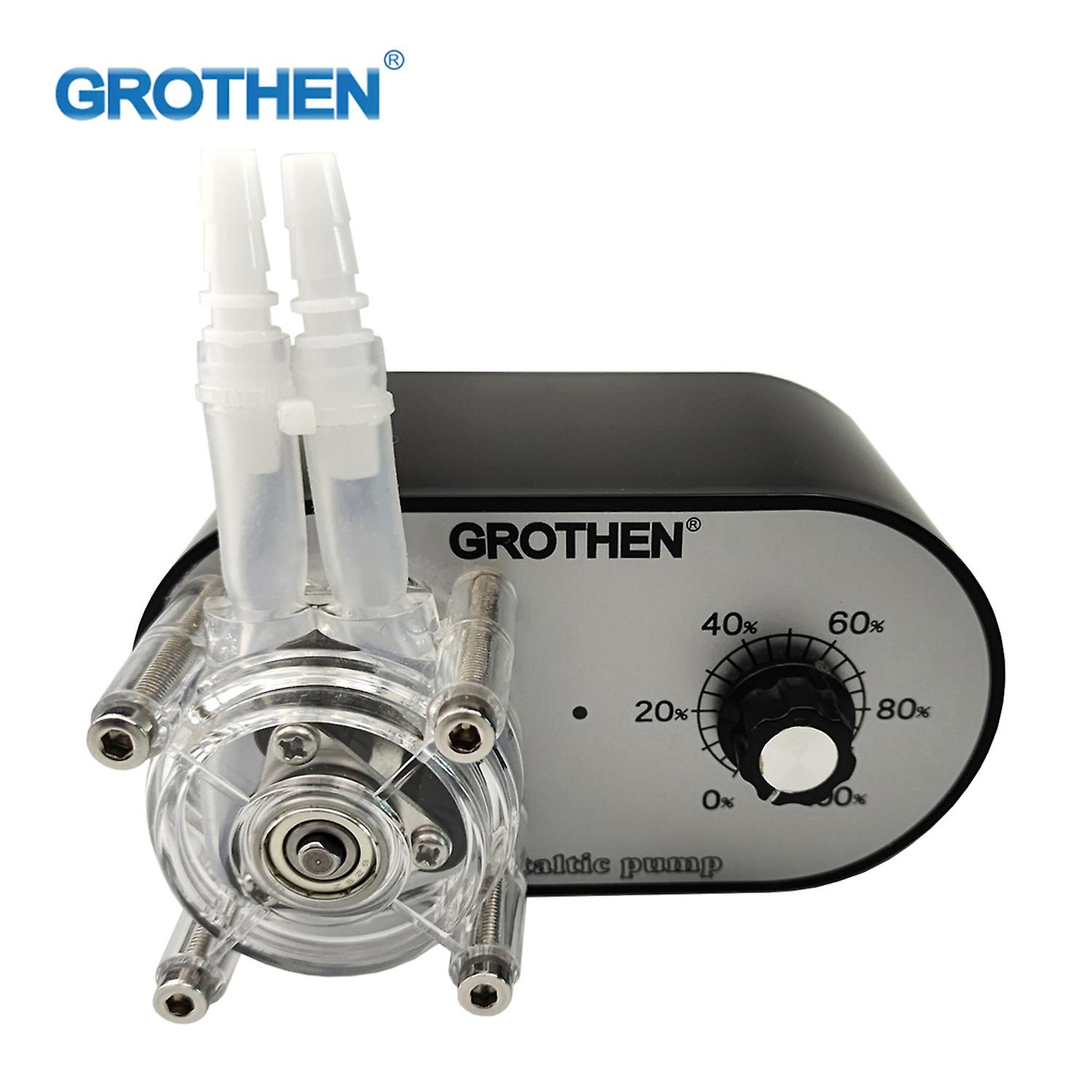 GROTHEN G328A Περισταλτική αντλία 100-240V 114-500ml/min Ρυθμιζόμενη πλατίνα βαθμού τροφίμων υψηλού ρυθμού ροής