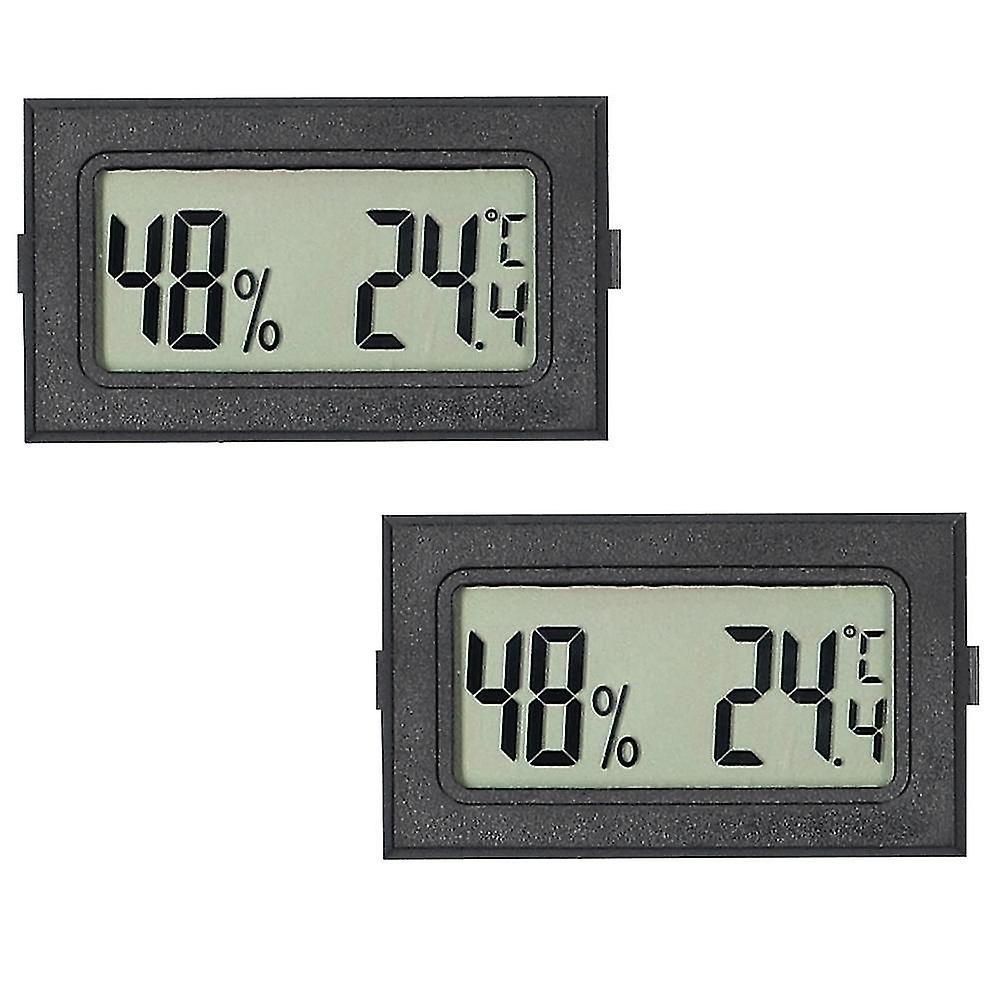 Mini Thermometer Hygrometer Large Number Fahrenheit Lcd Display Digital Temperature