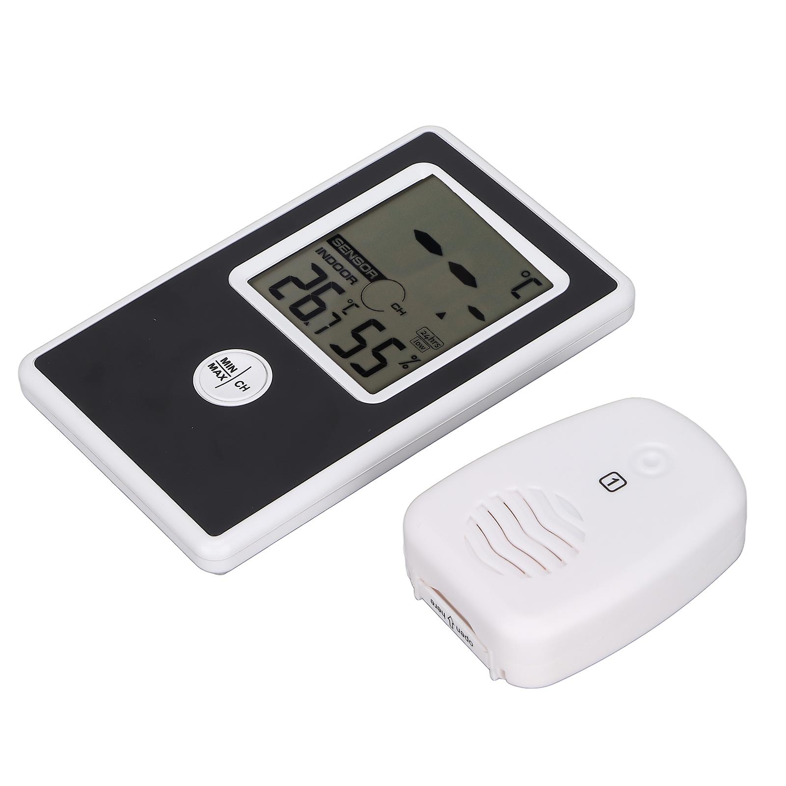 Smart LCD Digital Indoor Outdoor Thermometer Hygrometer Meter