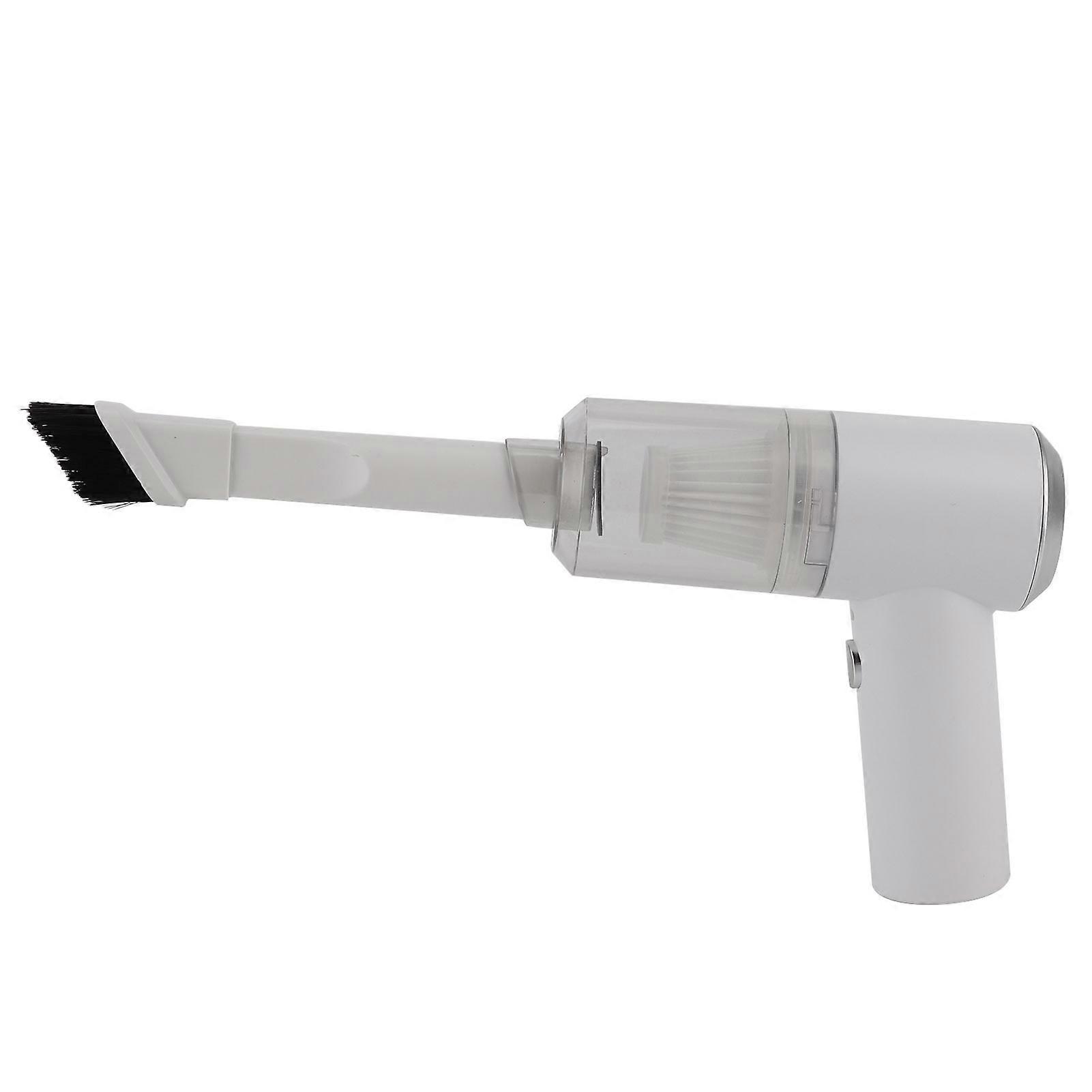 Auto Cordless Vacuum Cleaner Rechargeable Handheld Type 5500PA Deep Cleaning UniversalWhite