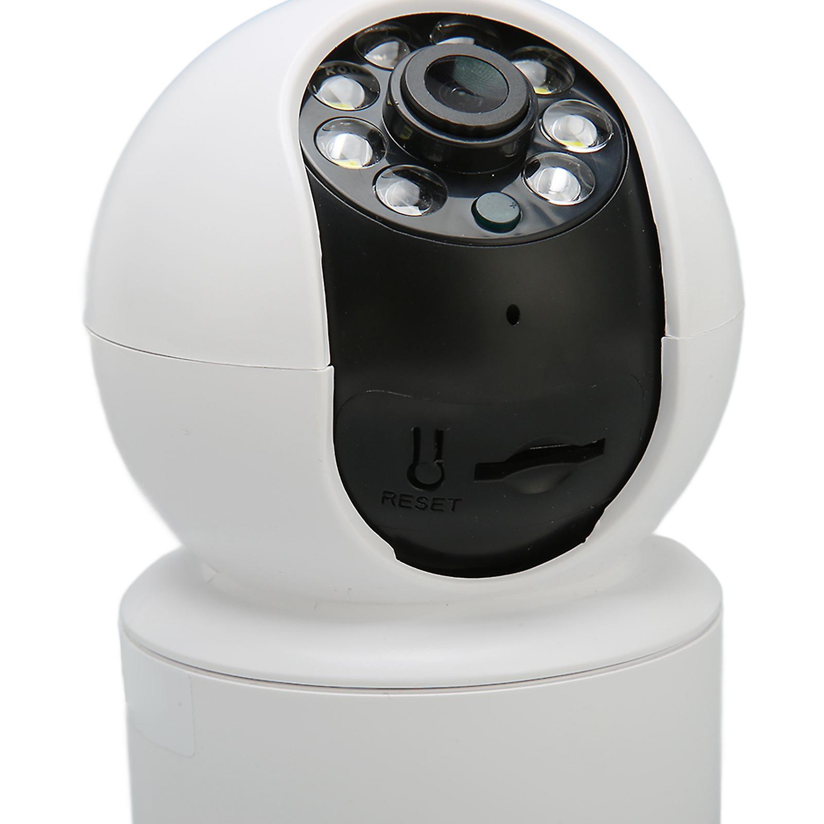 Rotatable 5G WiFi Home Security Camera: 360° View, Night Vision, Motion Alerts & 2-Way Talk (White, EU Plug, Excludes Memory Card)