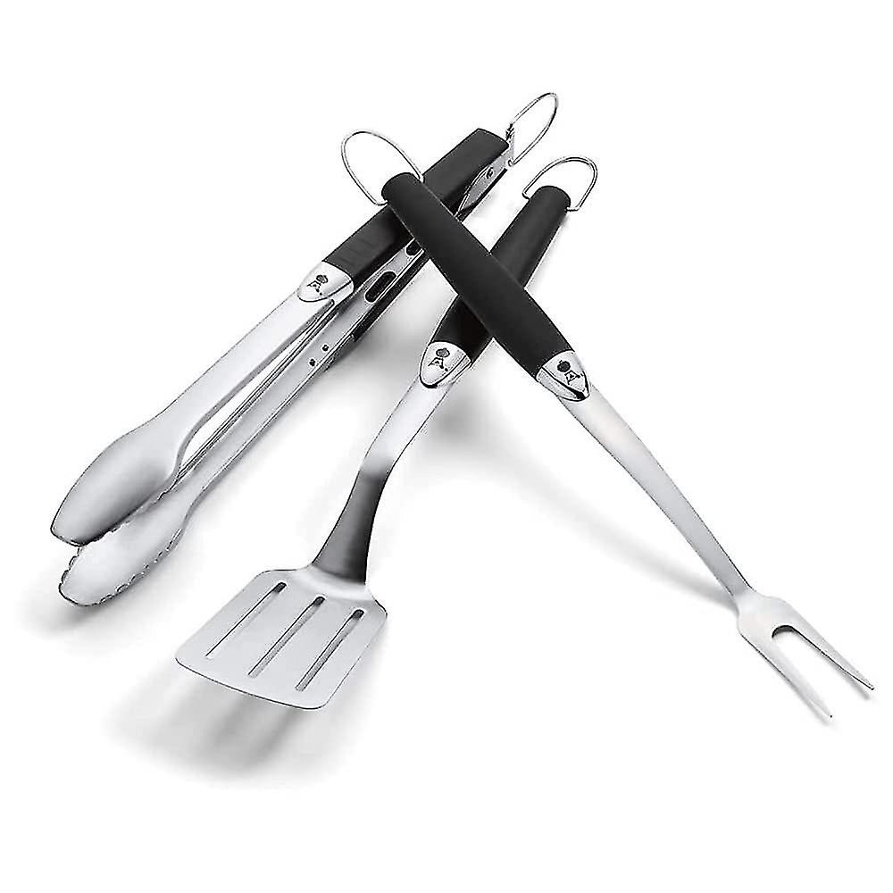 Grill Tongs 6630 3pc Ss Tool Set Camping Grill