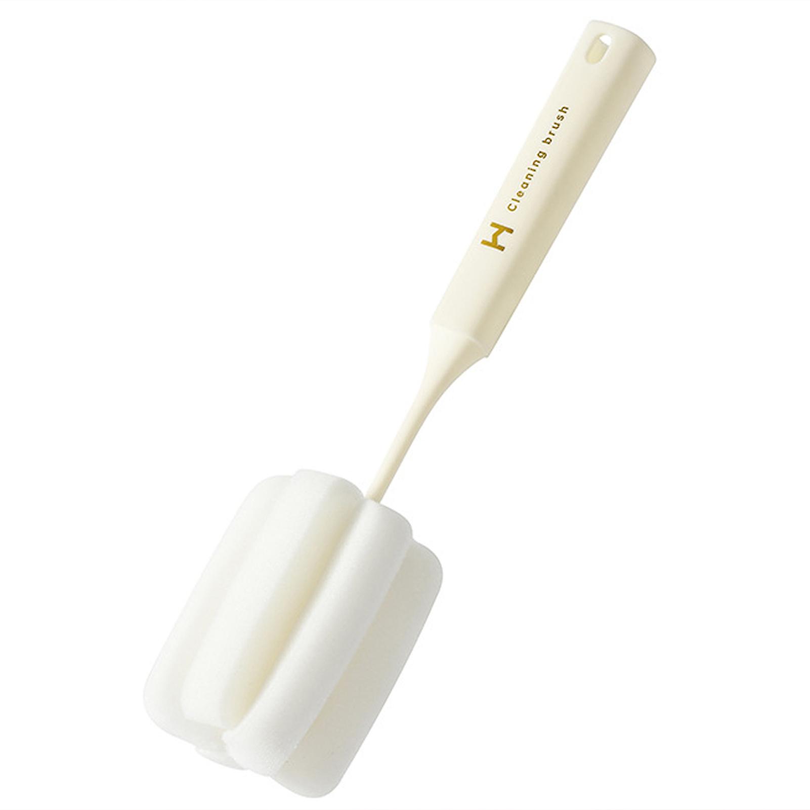Long-handled Sponge Cup Brush Reusable Soft Insulation Cup Brush for Mug Cup