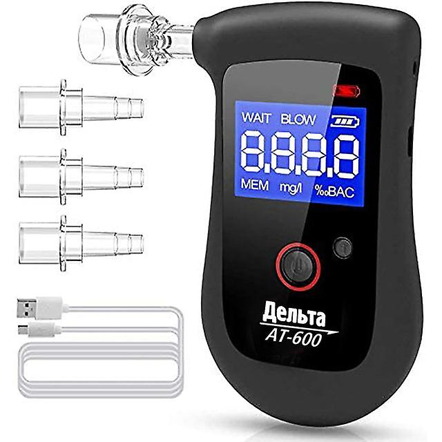 Aa168n Alcohol Tester Handheld Digital Alcohol Breath Tester Breathalyzer Analyzer Lcd Display Mini Blowing Tester