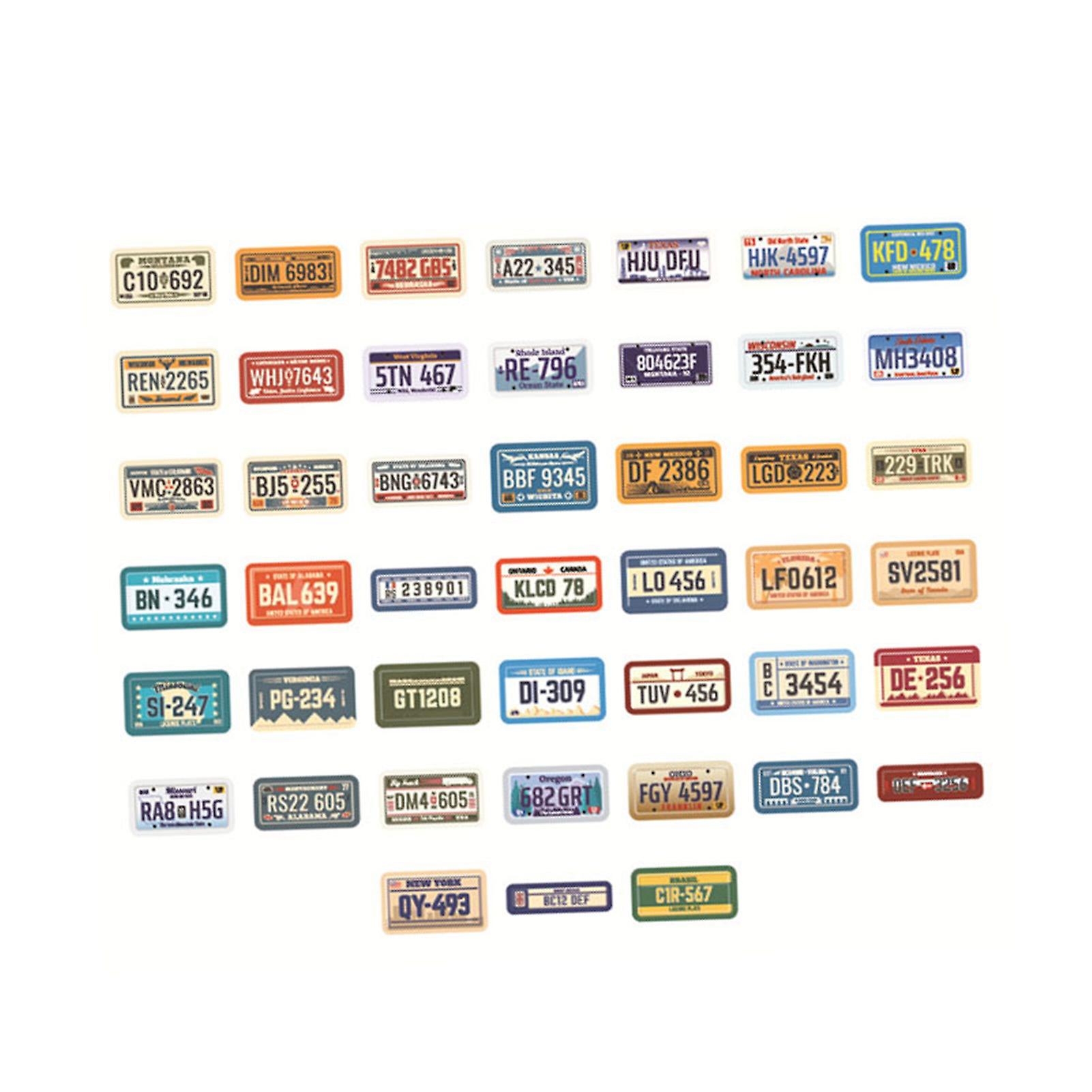 45pcs Vintage Decorative Decals PET Exquisite Memory Iron Box Series Retro Handbook Stickers for Diary Notebook Carriage 6