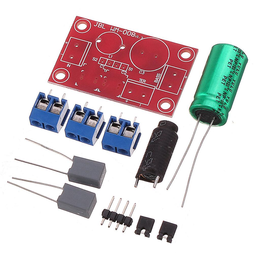 3Pcs Fever Debuggable Hi-fi Speaker High And Low Sound Two-way Speaker Audio Crossover Kit