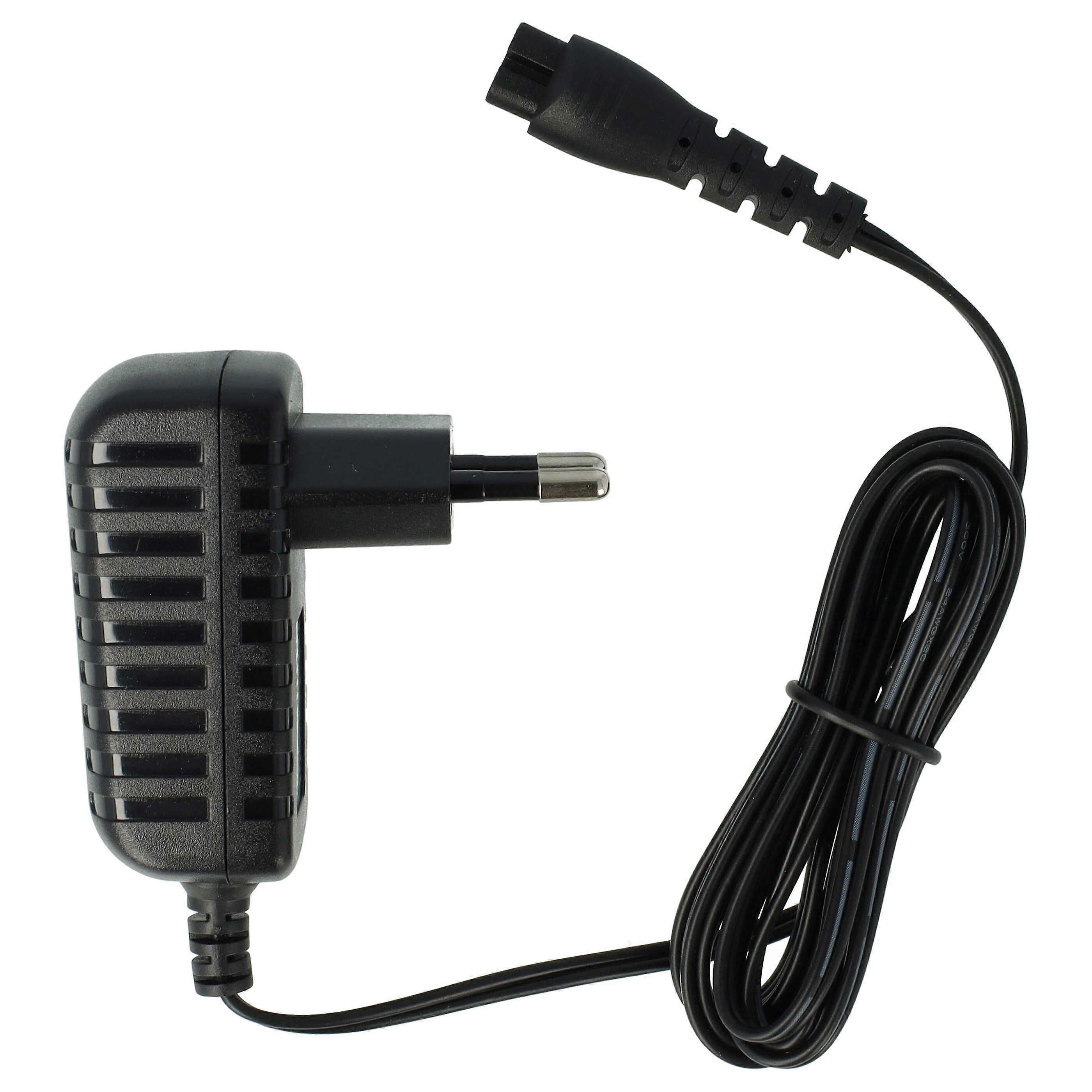 vhbw voeding / oplader compatibel met Rowenta Ep8002f0/23, Ep8002c0/23, Ep4930f0/23, Ep4930c0/23, Ep4920f0/23, Ep4920c0/23 epilator - 150 cm
