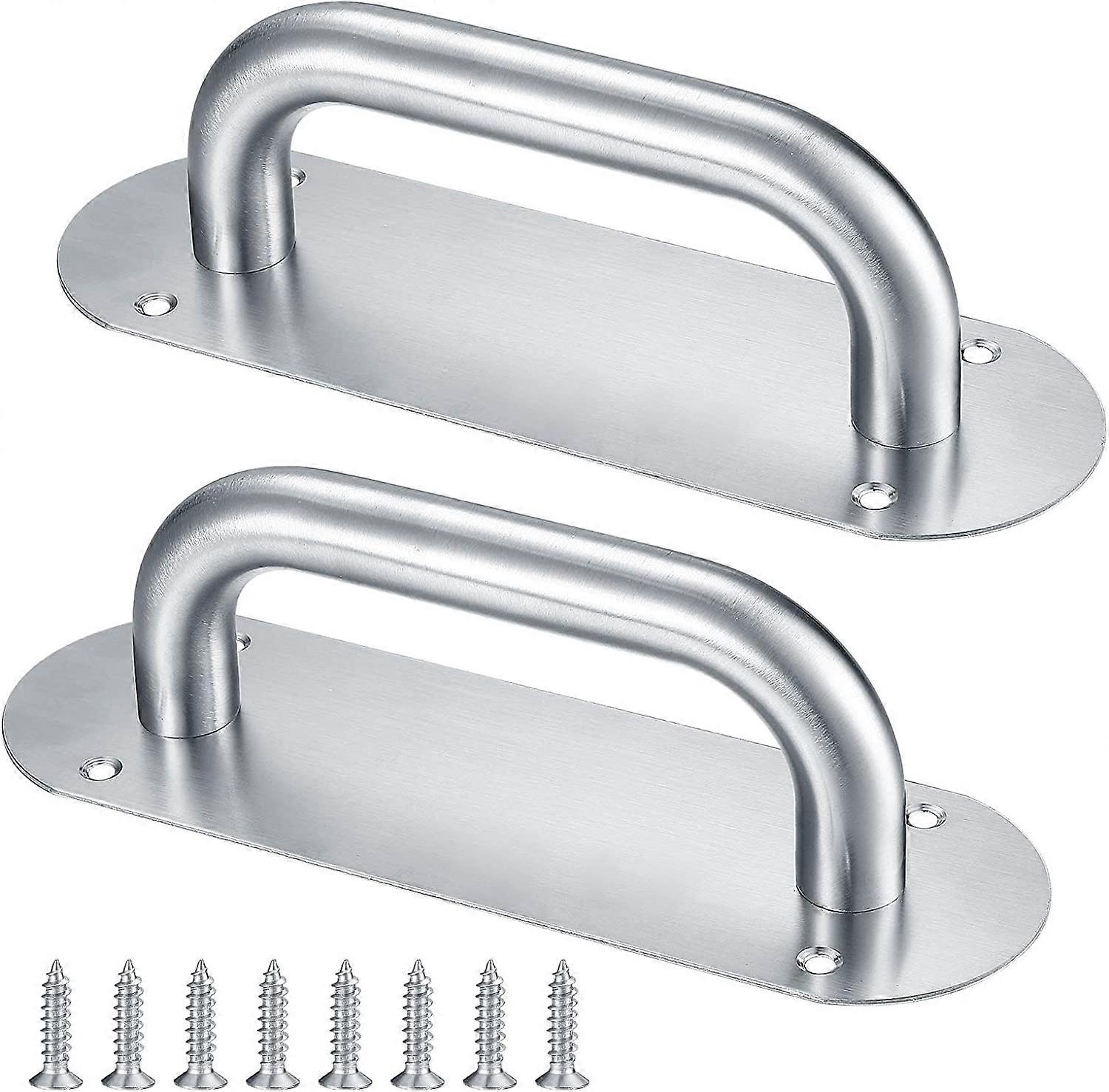 2 Pcs Sliding Door Handle,(200x 65mm/Oval)