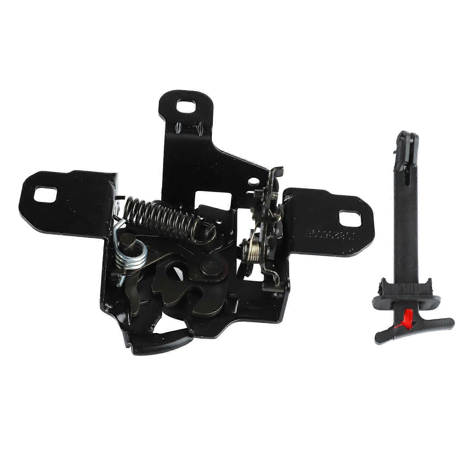 Hood Latch Lock Pull Handle Set Iron Construction High Hardness Long Lasting 1J0823509 for Bora E2U511