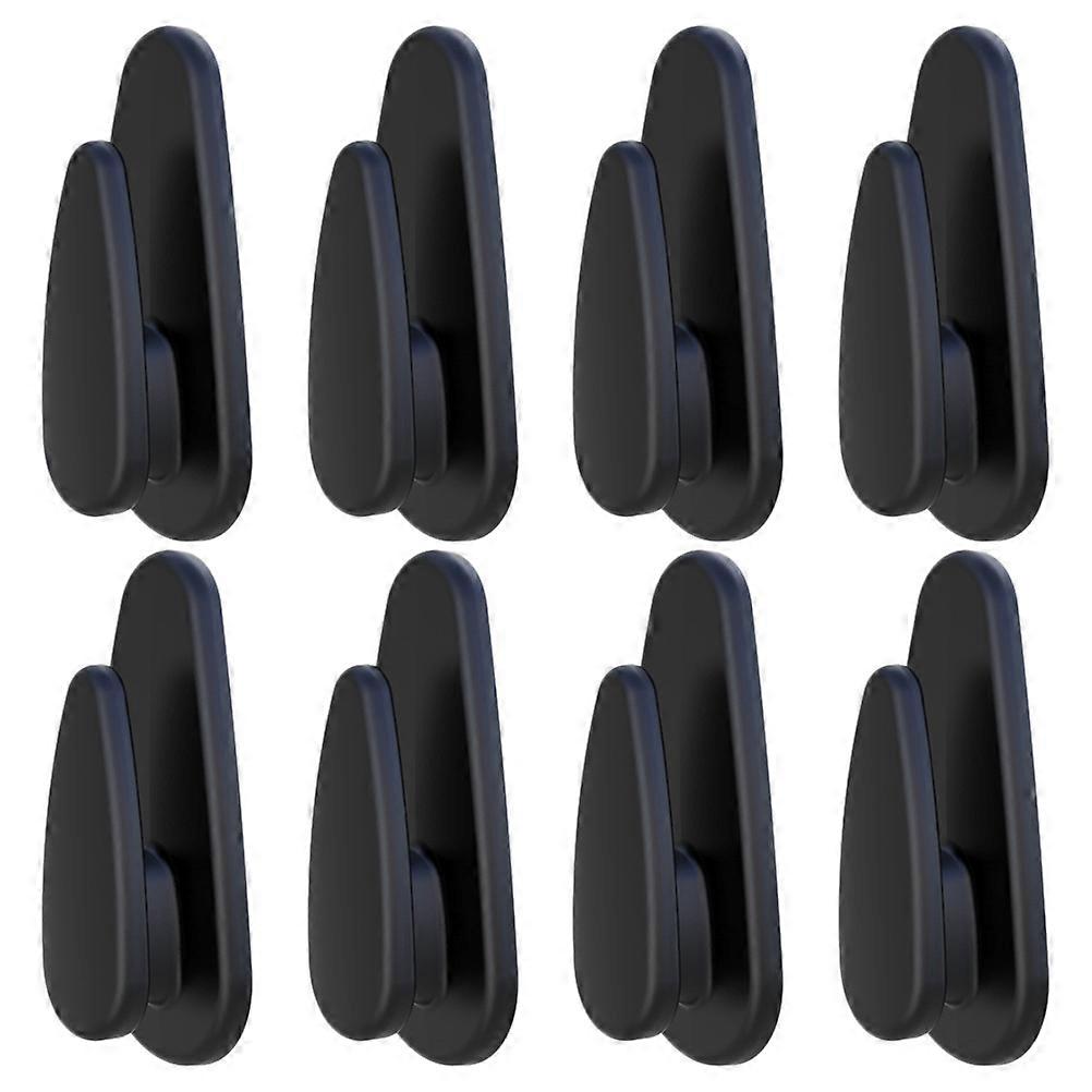 8pcs Car Convenient Hooks Practical Car Hangers Self-adhesive Storage Hooks