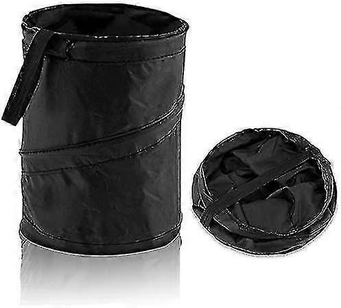 Black Compact Mini Collapsible Car Bin(blue,2pcs)