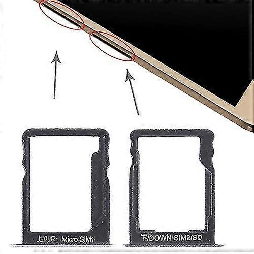Sim Card Tray + Sim Card Tray / Micro Sd Card For Huawei Enjoy 5s
