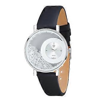 Montre Aude élégante blanche ornée de Cristaux scintillants