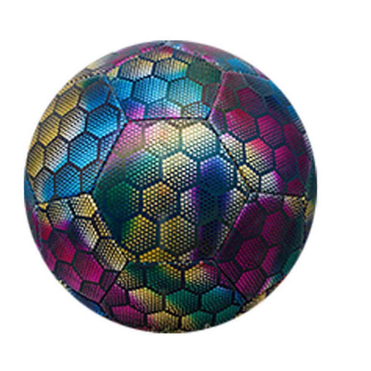 Night Glowing Soccer Ball: Indoor/Outdoor Reflective Light-Up Ball for Soccer Training
