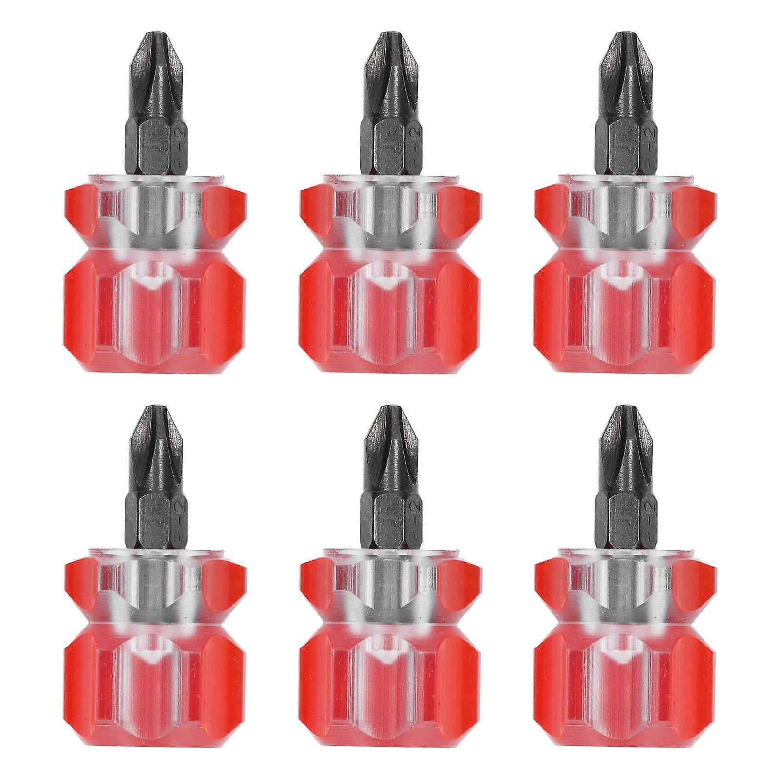 6 Pcs Cross Screwdriver Household Multifunction Mini Portable Sewing Machine Dedicated Short Handle Cross Screw Driver