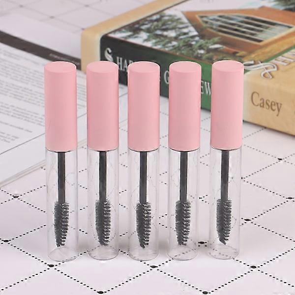 5 Pcs 10ml Empty Mascara Container Tube - Refillable Eyelash Bottle for DIY Cosmetics