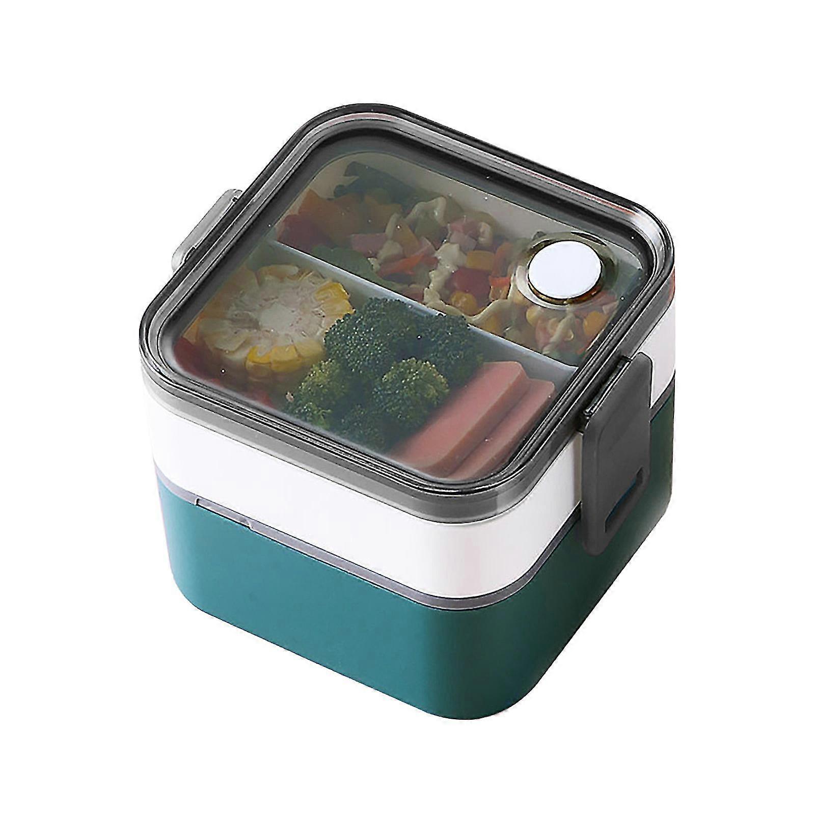 microwave heated lunch box office worker student separate portable lunch box