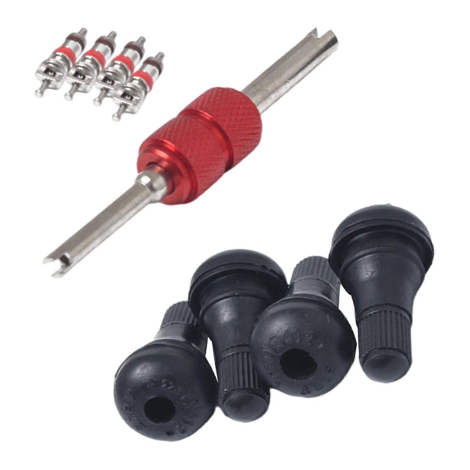 4Pcs Generic TR412 Snap in Tire Valve Stem Kit Removal and Installation Set