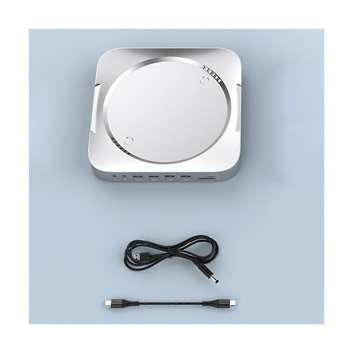 13 in 1 Docking Station USB C Hub with HDD Enclosure 2.5 SATA NVME M.2 SSD HDD Case -Compatible 4K/