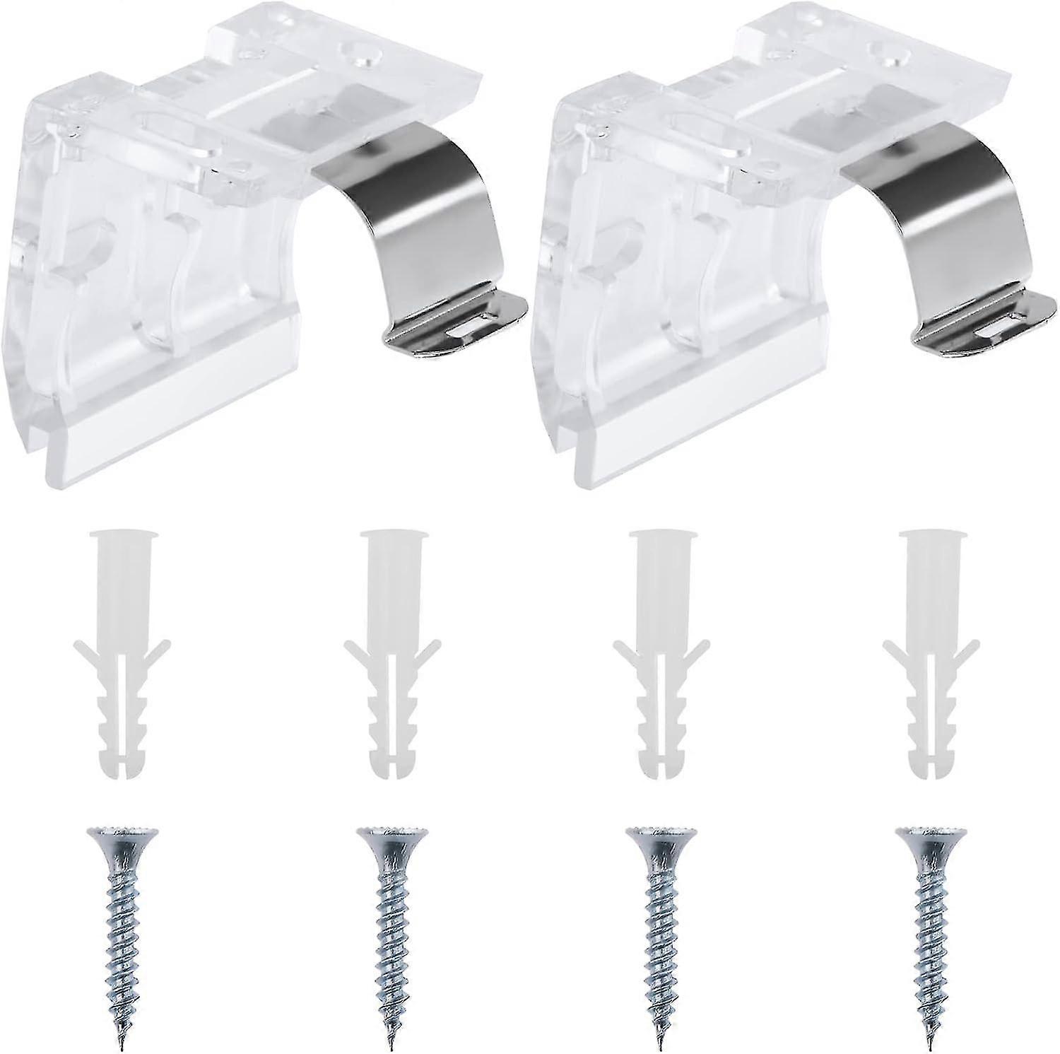 2 Packs Window Blind Brackets, Mini Blind Brackets - DD